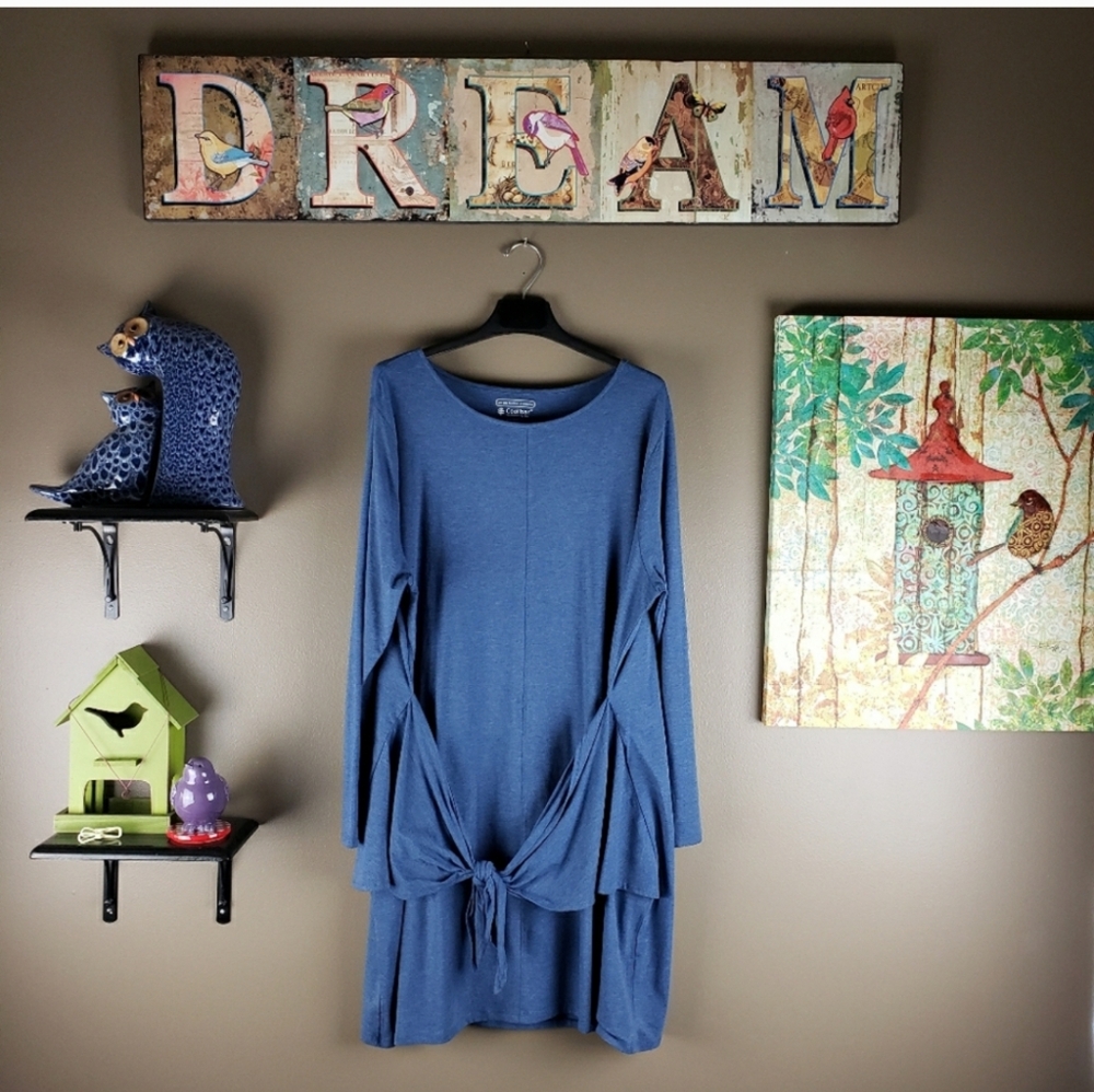 Coolibar NWOT Tie front tunic dress IPF 50+ XXL